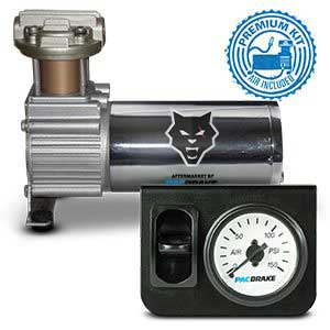 Pacbrake高级同步桨阀驾驶室控制套件与机械压力表