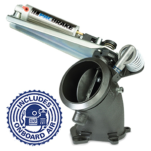 Pacbrake的DirectMount 4“PRXB排气制动套件与最大流量设计