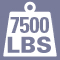 最高可达7500磅